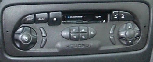 Autoradio Blaupunkt Peugeot !