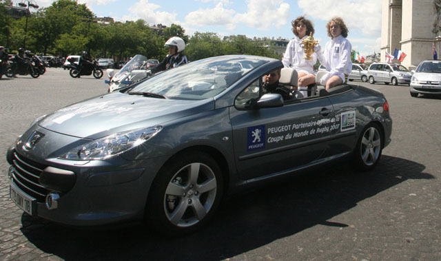 Parade Champs Elys�e Coupe du Monde de Rugby