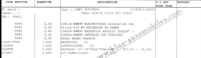Défaut Moteur Faites Réparer Le Véhicule 308 Batterie