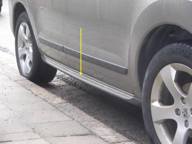 Moulure Chromé Bas De Caisse Peugeot 3008
