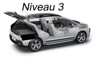 Coffre Peugeot 3008 Niveau 3