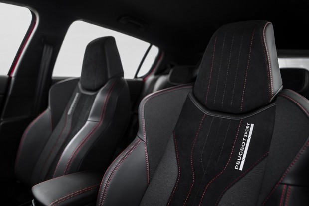 Les sièges baquets de la Peugeot 308 GTi by Peugeot Sport