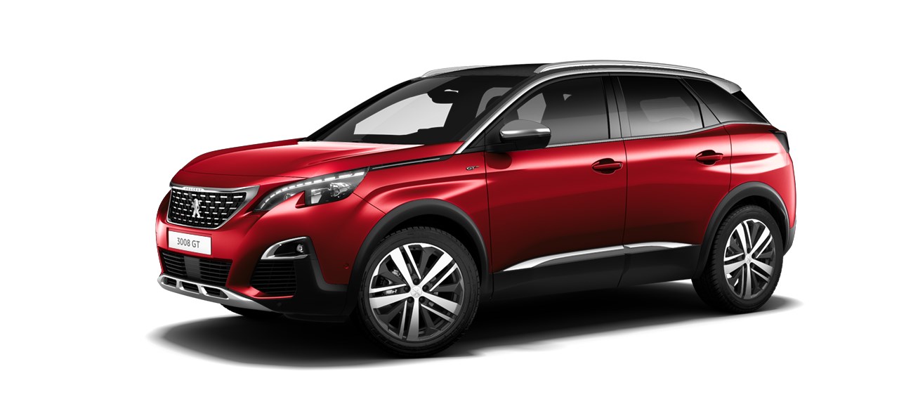 Peugeot 3008 GT : Coloris extérieurs et ambiances