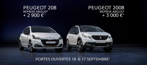 Des offres de reprise sur les Peugeot 208 et 2008