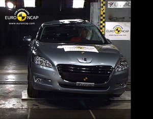 Peugeot 508 EuroNcap choc latéral