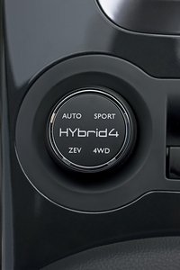 Peugeot 3008 HYbrid4 molette mode
