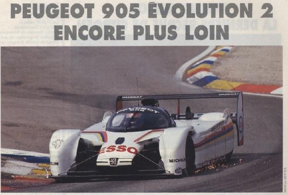 Peugeot 905 EVO2 | Forum Peugeot