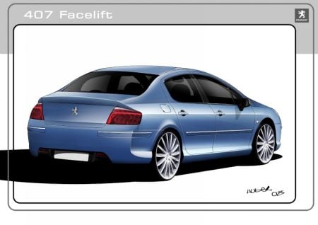 Peugeot 407 phase 2 restylée