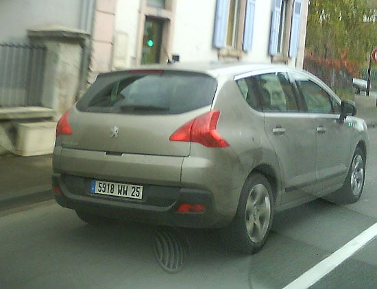 Peugeot 3008 spyshot