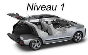 Coffre Peugeot 3008 Niveau 1