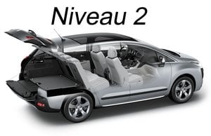 Coffre Peugeot 3008 Niveau 2