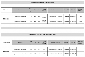 peugeot traveller business