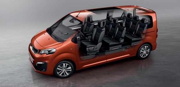 Les possibilités de modularité du Peugeot Traveller