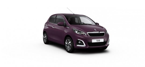 Peugeot 108 Allure Red Purple