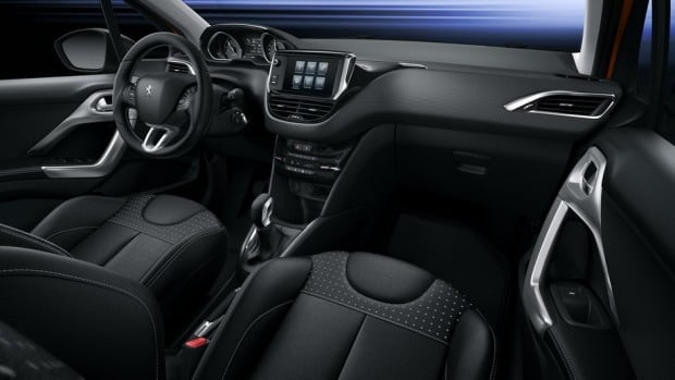 L'habitacle de la Peugeot 208