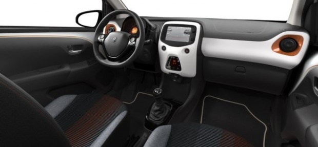 Peugeot 108 Top! Roland Garros : Chaîne & Trame Rayura Sirocco Orange