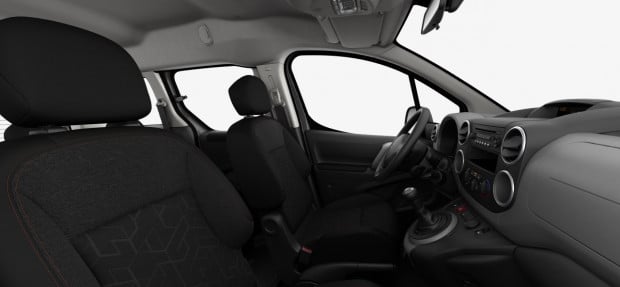 Peugeot Partner Tepee Active et Style : Tissu Tokyo Noir Mistral