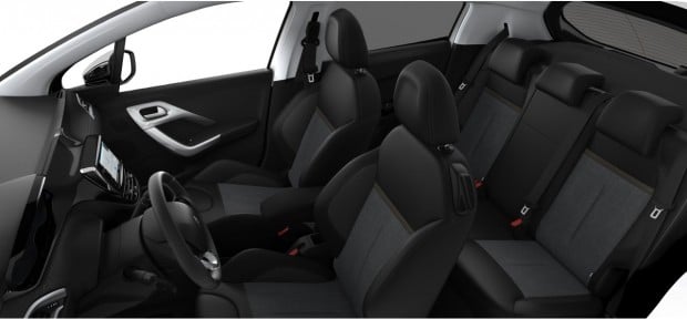 Peugeot 208 Féline : TEP Alcantara Linea Perforata