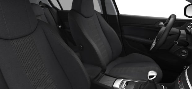 Peugeot 308 Allure : TEP/Tissu Oxford Noir Mistral