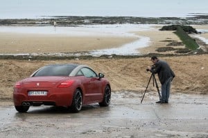 Tournage essai véhicule Peugeot