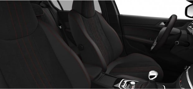Peugeot 308 GT : TEP-Alcantara Noir Mistral