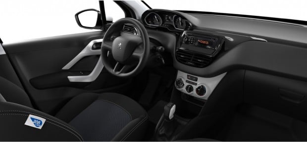 L'intérieur de la Peugeot 208 Like