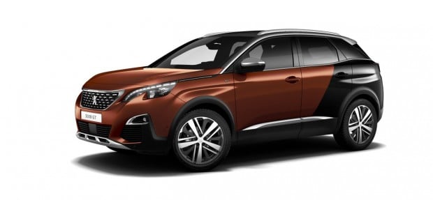 Peugeot 3008 GT Coupe Franche Metallic Copper