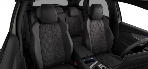 Peugeot 3008 GT : Pack Cuir Nappa Noir Mistral