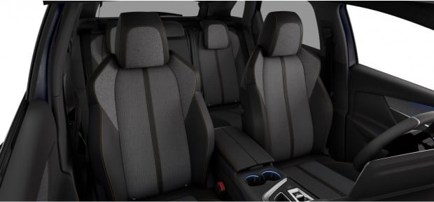 Peugeot 3008 GT-Line : TEP Tissu Imila Noir Mistral