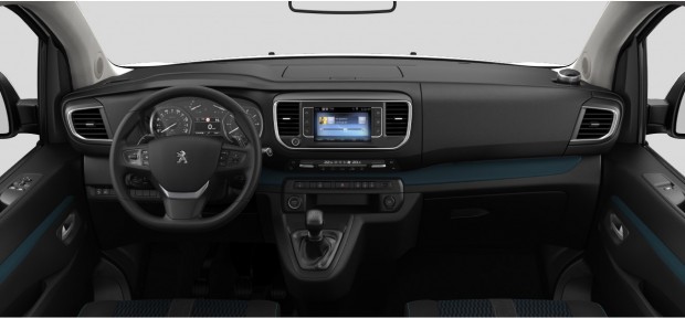 L'intérieur du Peugeot Traveller Active