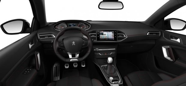 L'intérieur de la Peugeot 308 GT-Line