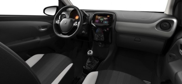 Peugeot 108 : kit de décor Gris Satin/Noir