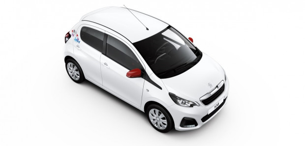 Peugeot 108 Playlist Rouge : extérieur