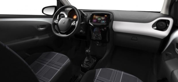 Peugeot 108 : kit de décor Porcelaine/Noir