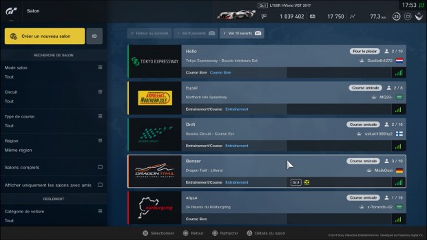 Beaucoup de joueurs se sont prêtés au jeu