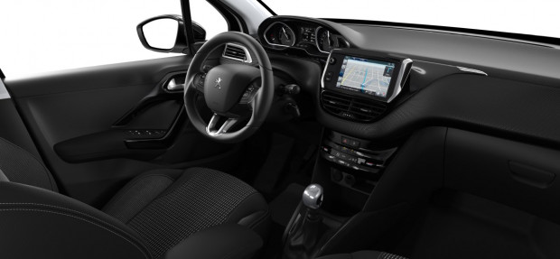 Le poste de conduite de la Peugeot 208 Tech Edition