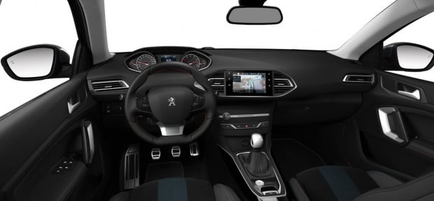 L'intérieur de la Peugeot 308 SW Tech Edition