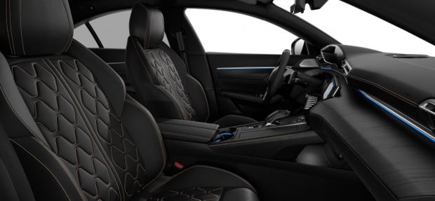 Peugeot 508 : Pack Cuir Sellier Noir Mistral