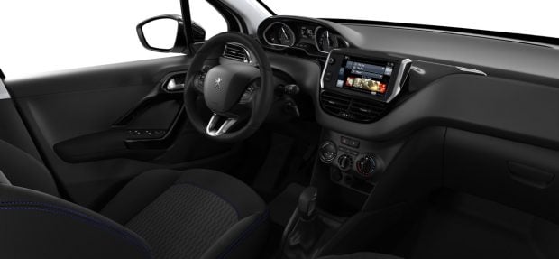 L'intérieur de la Peugeot 208 Signature