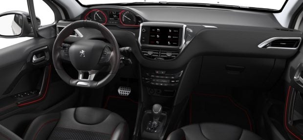 L'intérieur du Peugeot 2008 Black Pack +