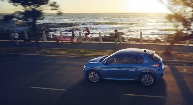 La chaîne de traction de la Peugeot e-208