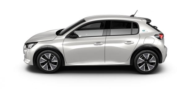 Peugeot e-208 GT Blanc Nacré