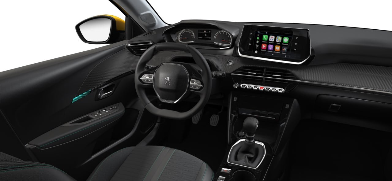 L'habitacle de la Peugeot 208 Allure