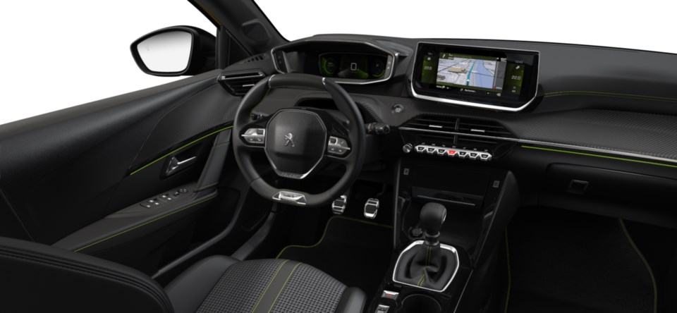 L'habitacle de la Peugeot 208 GT
