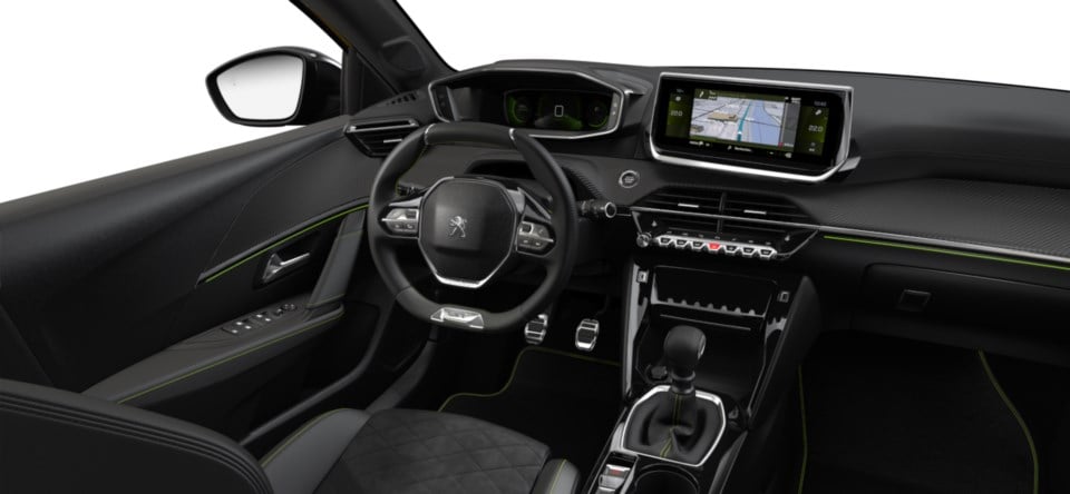 L'habitacle de la Peugeot 208 GT Pack