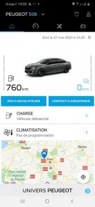 Application MyPeugeot 2026
