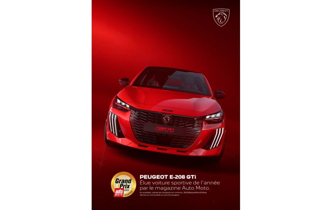 Peugeot e-208 GTi Sportive de l'année